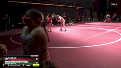 S-3 lbs Round 2 - Macy Girsch, TWC vs Remington Wadsworth, Warrior Mat Club