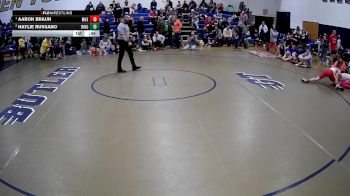 116-124 lbs Round 3 - Aaron Braun, Morgantown High School vs Haylie Russano, Unafiliated