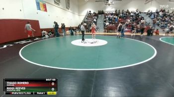 175 lbs Champ. Round 1 - Thiago Romero, Rawlins vs Riggs Reeves, Mountain View