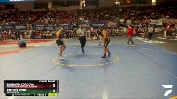 D 2 150 lbs Champ. Round 1 - Michael Istre, Sam Houston vs Donovan Cordova, New Orleans Military & Maritime