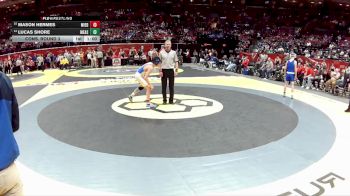 D3-113 lbs Cons. Round 3 - Mason Hermes, Mil. Edison vs Lucas Shore, Miami East