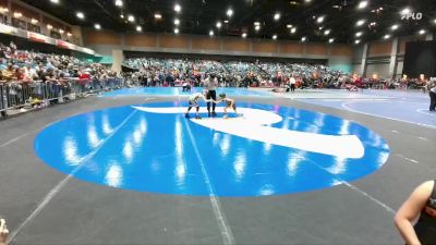 48-52 lbs Round 2 - Ayden Krantz, Nevada Elite vs Axel Odle, Greenwave Youth Wrestling Club