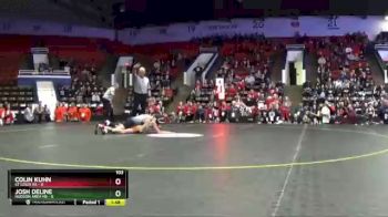 103 lbs Semifinals (8 Team) - Josh Deline, Hudson Area HS vs Colin Kuhn, St Louis HS