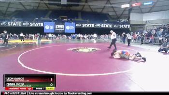 108 lbs Champ. Round 1 - Moses Hopoi, Mt Spokane Wrestling Club vs Leon Avalos, Burbank Wrestling Club