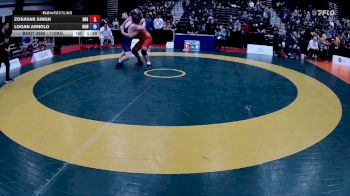 110kg Round 3 - Zoravar Singh, Canadian Mal Wrestling vs Logan Arnold, Sarnia Bluewater Wrestling Club