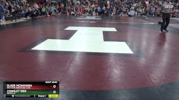 J-19 lbs Round 2 - Connley Ries, Riceville vs Slade McNamara, Big Game Wrestling Club