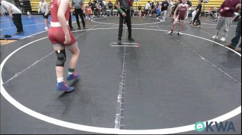 88 lbs Consi Of 8 #2 - Aidyn Hall, Blackwell Wrestling Club vs Mason Giberti, Mustang Bronco Wrestling Club
