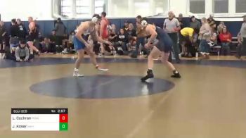 197 lbs Prelims - Lucas Cochran, Penn State Unattached vs Jacob Koser, Navy