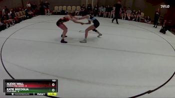 103 lbs Round 7 (8 Team) - Katie Biscoglia, Team Iowa vs Alexis Wall, Kansas Pink Gecko