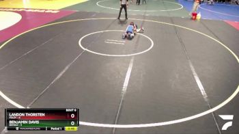 55 lbs Semis & 1st Wrestleback (8 Team) - Benjamin Davis, Bemidji vs Landon Thorsten, Foley