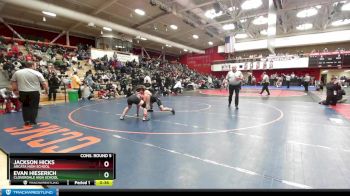 146 lbs Cons. Round 5 - Evan Hieserich, Cloverdale High School vs Jackson Hicks, Arcata High School