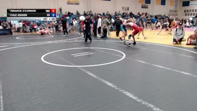 126 lbs Semis - Terance O'Connor, Team Idaho Wrestling Club vs Cole Jensen, Jimenez Trained Academy