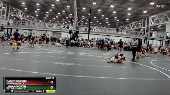 98 lbs Round 4 (8 Team) - Casey Powers, Savage King Pins vs Logan Worth, Full Circle Green