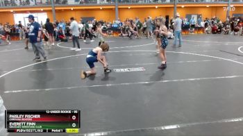 95 lbs Quarterfinal - Everett Finn, Grizzlies Wrestling Club vs Paisley Fischer, Carolina Reapers
