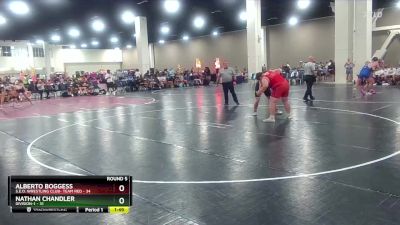 285 lbs Round 5 (6 Team) - Alberto Boggess, S.E.O. Wrestling Club- Team Red vs Nathan Chandler, Division-1