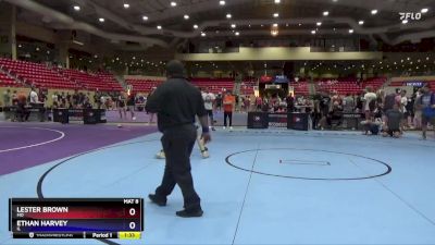 157 lbs Cons. Round 2 - Lester Brown, MO vs Ethan Harvey, IL