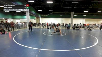 120 lbs Round Of 128 - Isaiah Gonzaga, CA vs JoJo Burke, NJ
