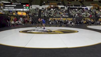 197 lbs Quarterfinal - Ben Vanadia, Purdue vs Thomas Dineen, South Dakota State