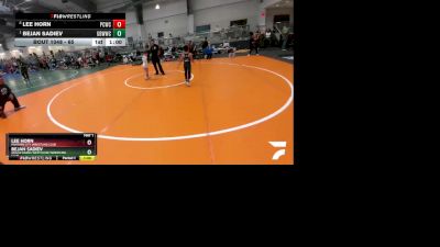 65 lbs Quarterfinal - Bejan Sadiev, Gracie Barra Westchase Wrestling Club vs Lee Horn, Panther City Wrestling Club