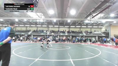 132 lbs Semifinal - Victoria Salinas, Toll Gate vs Darling Feliz, Classical