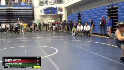 157 lbs Quarterfinal - Dominic Graziani, TINORA vs Jeremy Griffith, Yale HS