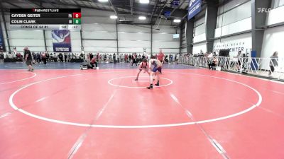 120 lbs Consi Of 64 #1 - Cayden Geiter, PA vs Colin Clark, IN