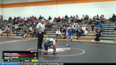 J-8 lbs Cons. Round 1 - Bryce Carroll, Dubuque Wrestling Club vs Brady Hoover, Xavier X-men