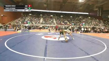2A-132 lbs Cons. Semi - Mason Child, Cokeville vs Sam Loyning, Rocky Mountain