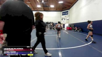 110 lbs Cons. Semi - Samira Mason, San Joaquin Delta College vs Jacqueline Palacencia, Simpson University