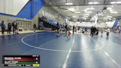 50-52 lbs Round 1 - Elliot Young, Uintah Wrestling vs Branson Jacobs, Team Prestige