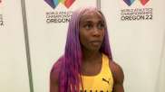 Shelly-Ann Fraser-Pryce Doesn't Know How Fast She'll Run In The World Final