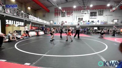 64 lbs Rr Rnd 3 - Gunner Crossno, Roland Youth League Wrestling vs Luke Ward, Broken Bow Youth Wrestling