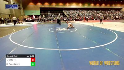 85 lbs Consi Of 16 #2 - Tyler Tuttle, Nevada Elite vs Brantley Paminto, Gladiator Wrestling