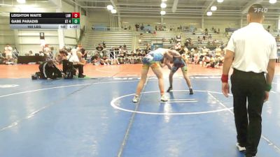 160 lbs Rr Rnd 2 - Leighton Waite, LAW Red - HSB vs Gabe Paradis, GT 4238 - HSB