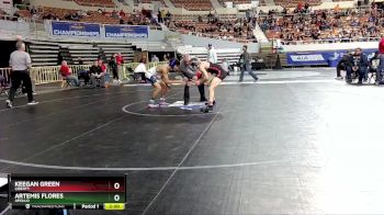 D1-138 lbs Champ. Round 1 - Keegan Green, Liberty vs Artemis Flores, Apollo