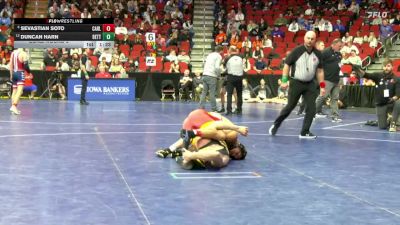 3A-144 lbs Cons. Round 5 - Duncan Harn, Bettendorf vs Sevastian Soto, Carlisle