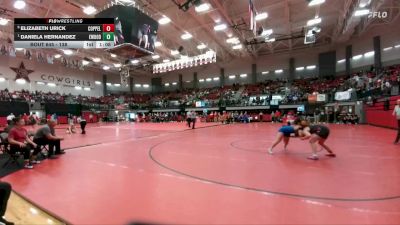 138 lbs Quarterfinal - Daniela Hernandez, Eastwood vs Elizabeth Urick, Coppell