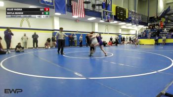 135 lbs Semifinal - Lillie Vasina, Fayetteville vs Shyla Munoz, Edison Eagles