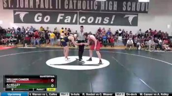 220 lbs Quarterfinal - William Caneer, Buckhorn vs Aj Kelley, Huntsville