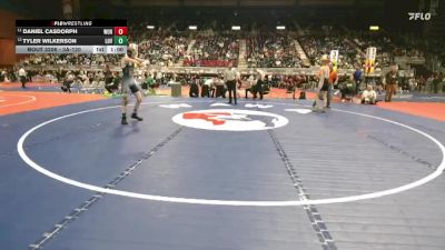 3A-120 lbs Cons. Round 2 - Daniel Casdorph, Worland vs Tyler Wilkerson, Lovell