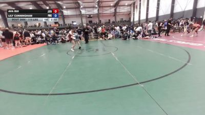 110 lbs Cons. Sub-quarters - Ava Bui, Jordan Jimenez Training Academy vs Lily Cunningham, Prometheus Wrestling Club