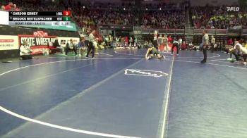 1A-215 lbs Cons. Round 5 - Brooks Beitelspacher, Hinton vs Carson Edney, Logan-Magnolia