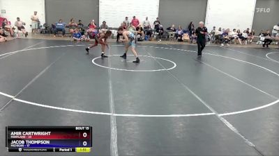136 lbs Placement Matches (8 Team) - Amir Cartwright, Maryland vs Jacob Thompson, Michigan