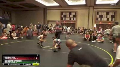 49 lbs Quarterfinals (8 Team) - Kai Becker, Armory Athletics vs BENNETT HARMON, Keystone Krush