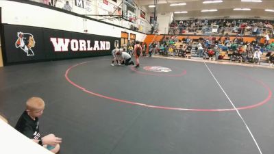 95-96 lbs Round 1 - Sawyer Wilson, Thermopolis Middle School vs Jackson Robbins, Powell Middle School
