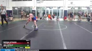 110 lbs Round 6 (10 Team) - Nathan Attisano, Team Ohio vs Ben Catullo, Mat Factory