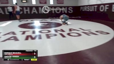 184 lbs Semifinal - Enrique Brasuell, Iowa Lakes CC vs Daevon Vereen, Sioux Falls