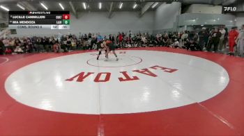 125 lbs Cons. Round 6 - Mia Mendoza, La Junta vs Lucille Cammilleri, Chatfield