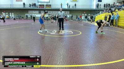 138 lbs Semifinal - Warren Cook, Forest Grove vs Cassius Lesperance, Grant