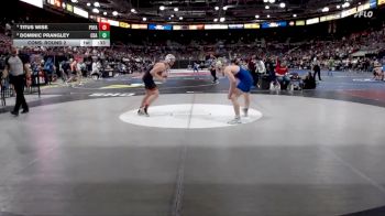 6A 144 lbs Cons. Round 2 - Dominic Prangley, Coeur D Alene vs Titus Wise, Post Falls